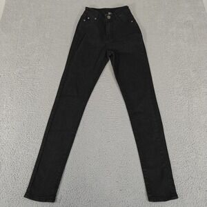BOB Jeans Womens 5 Black Skinny High Rise‎ Stretch Denim Pants Jeggings Casual